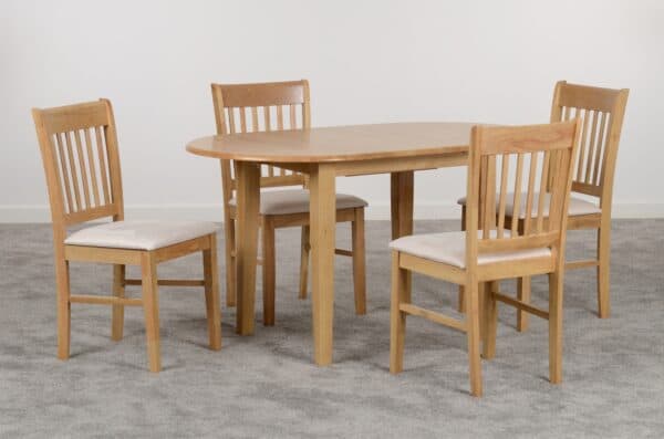 the davina extending table and 4 chairs